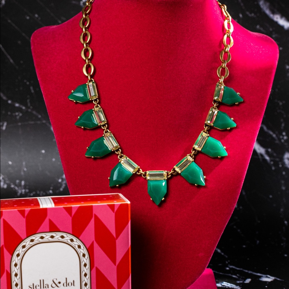 Stella & Dot Eye Candy Necklace Gem